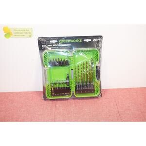 Greenworks 28pc Multi-Material Drill and Driver Accy Kit